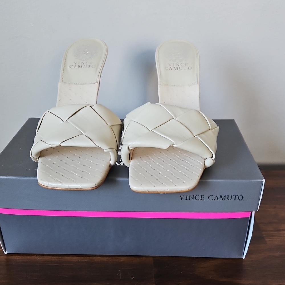 Vince Camuto Cream Women's Sandals